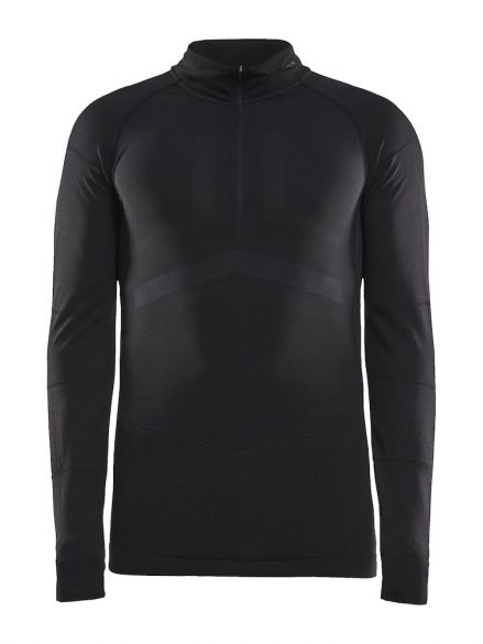 Craft Active Intensity zip lange mouw ondershirt zwart heren 1907934-999995