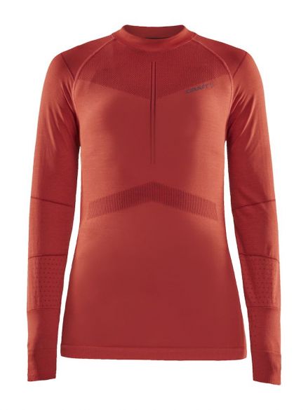 Craft Active Intensity CN lange mouw ondershirt rood dames 1907937-481488