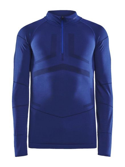 Craft Active Intensity zip lange mouw ondershirt blauw dames 1907938-360396