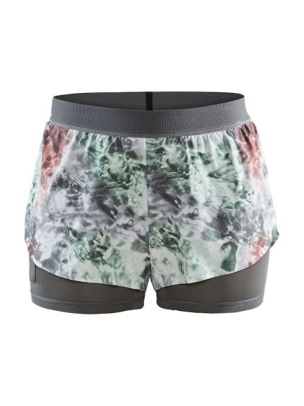 Craft Vent 2 in 1 Racing hardloop short multi dames 1908707-007609