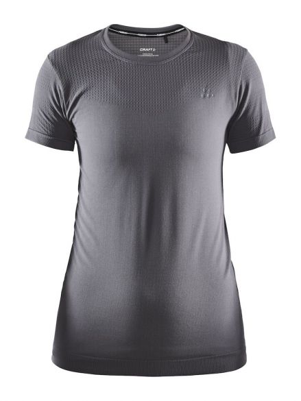 Craft Fuseknit light korte mouw ondershirt grijs dames 1908846-985000