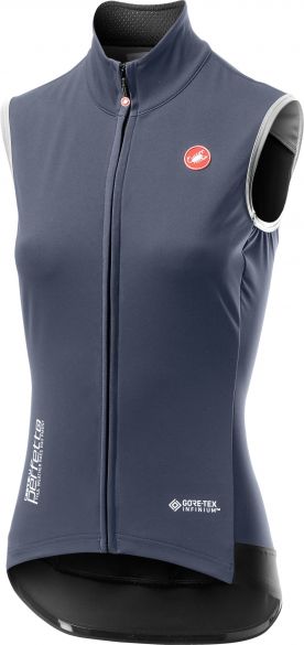 Castelli Perfetto RoS Vest mouwloos fietsshirt dark steel blauw dames 19538-070