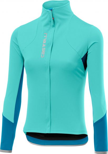 Castelli Trasparente 4 lange mouw fietsshirt blauw dames 19540-016