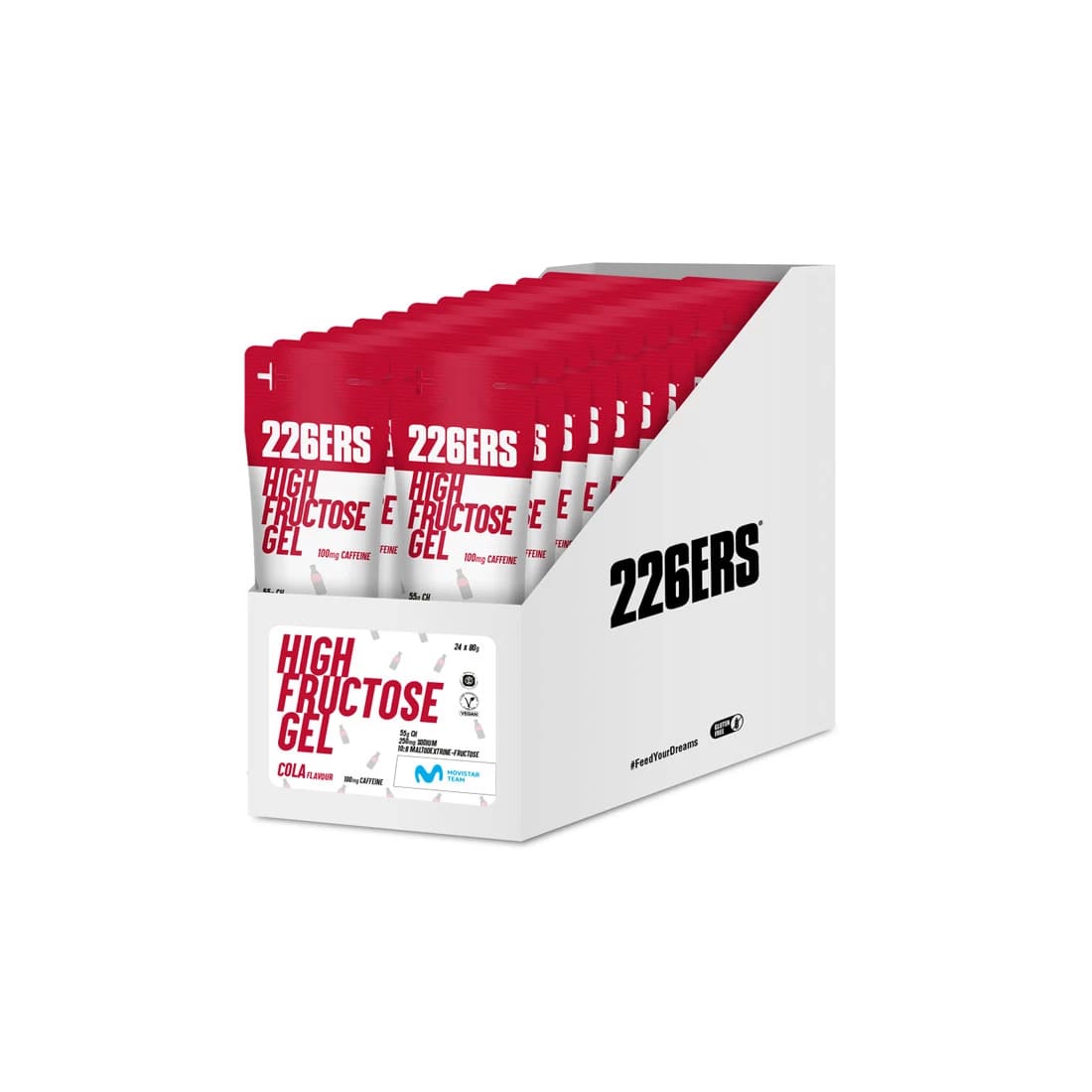 266ers High Fructose gel cola cafeïne 24x80 gram 5640