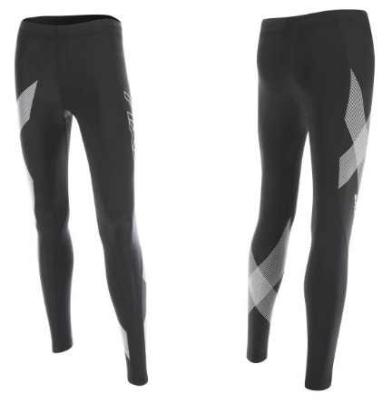 2XU Hyoptik Compressiebroek zwart dames WA4165bBLK/SSR