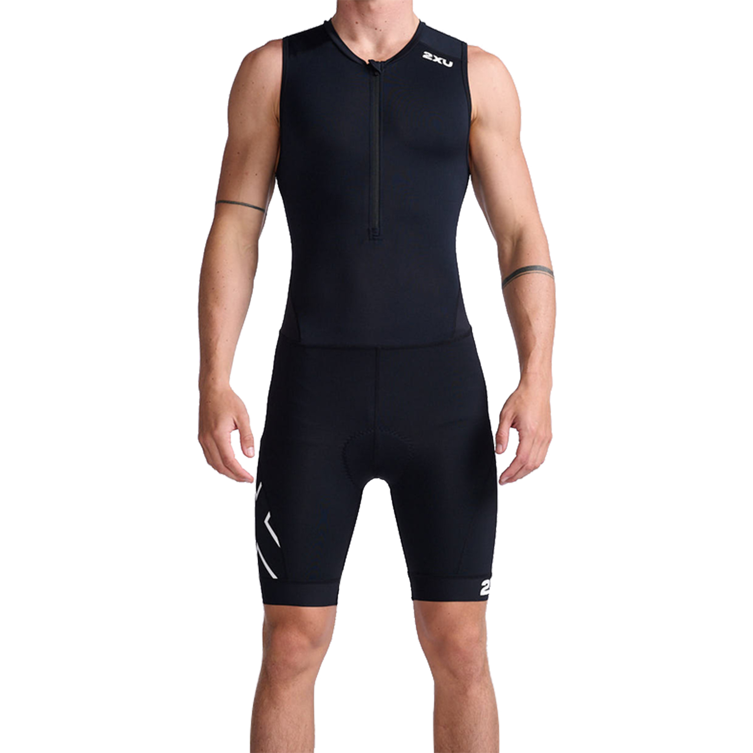 2XU Core trisuit mouwloos zwart heren MT6437d-BLK/WHT