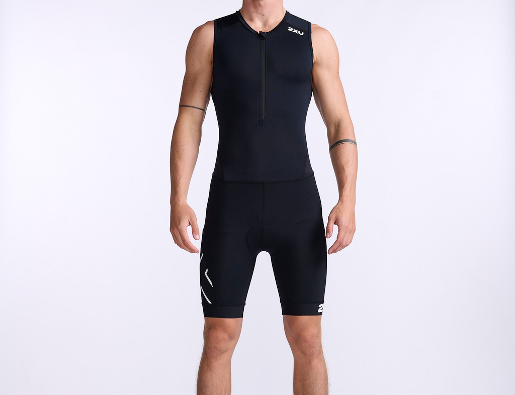 2XU Core trisuit mouwloos zwart heren MT6437d-BLK/WHT
