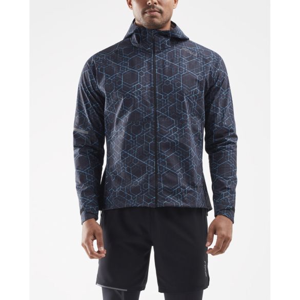 2XU GHST waterproof hardloopjack blauw heren MR6204a-MXSGRF