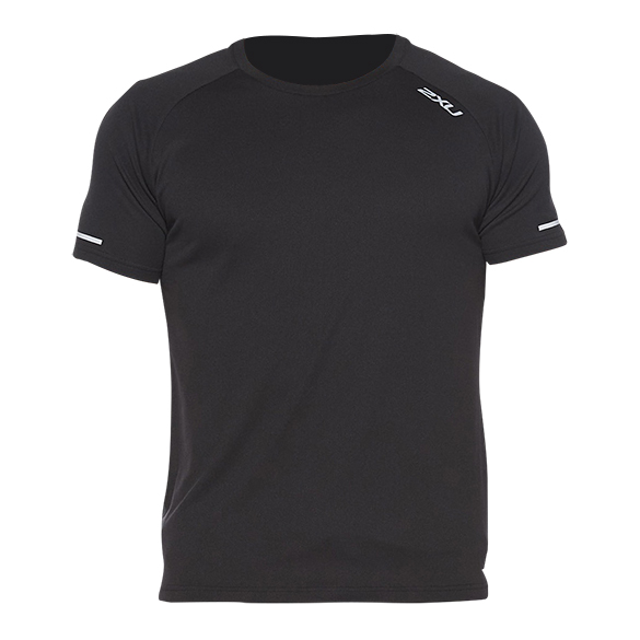 2XU XVENT G2 hardloopshirt korte mouw zwart heren MR6373a-BLKSRF