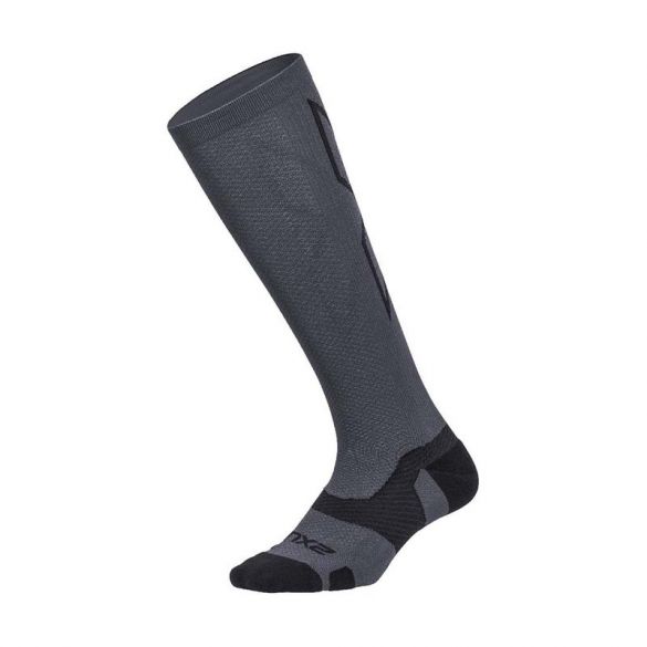 2XU Vectr merino LC Full Lenght compressie hoge sokken grijs UA5155e-WLIGRY