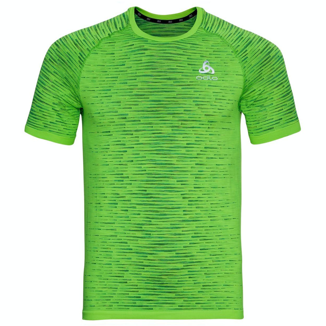 Odlo Blackcomb Ceramicool hardloopshirt korte mouw geel heren kopen Bestel bij triathlon24.be