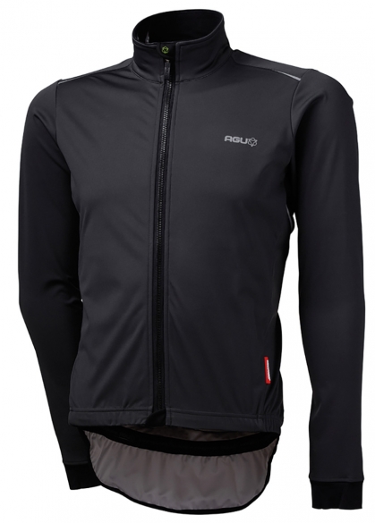 Agu Pioggia fietsshirt lange mouw zwart heren 441012