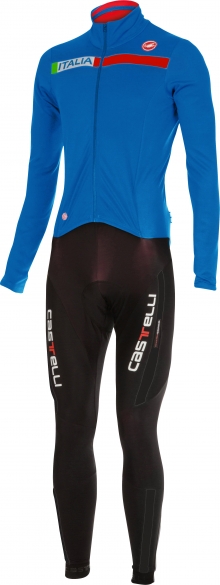 Castelli Sanremo 2 thermosuit zwart/blauw heren 14500-059 CA14500-059