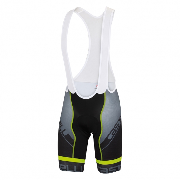 Castelli Volo bibshort zwart/geel heren 15009-032 CA15009-032
