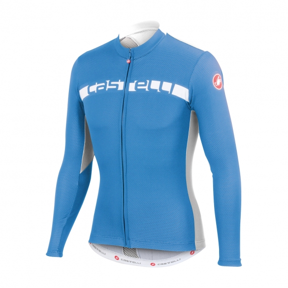 Castelli Prologo 4 lange mouw jersey blauw heren 15018-059 CA15018-059