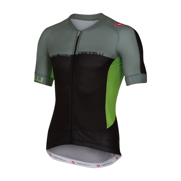 Castelli Aero race 5.1 jersey zwart/groen heren 16007-010 CA16007-010