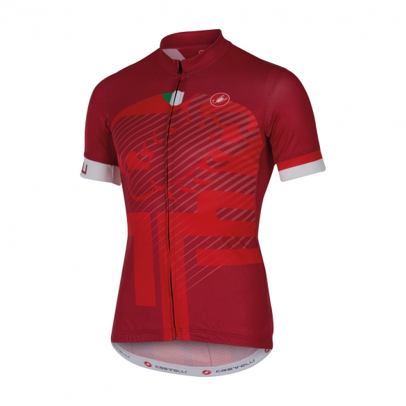 Castelli Veleno jersey rood heren 16018-017 CA16018-017