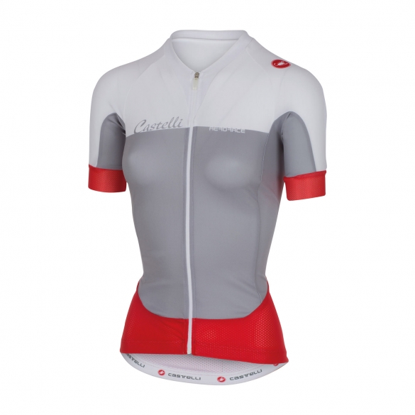 Castelli Aero race W jersey grijs/wit dames 16053-008 CA16053-008