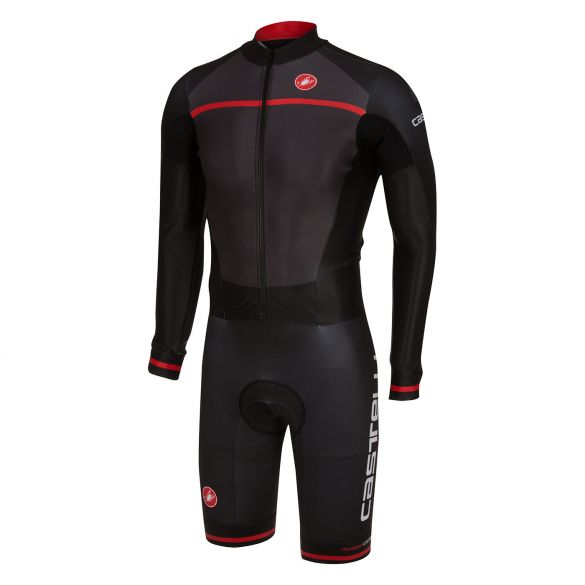 Castelli CX 2.0 speedsuit zwart/rood heren 16500-009 16500-009
