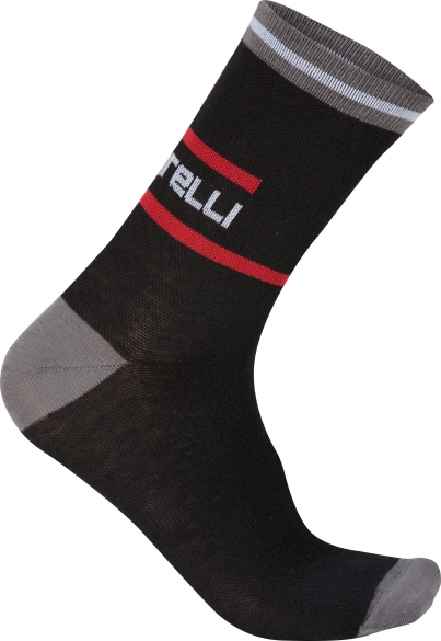 Castelli Incendio12 fietssokken zwart heren 16569-010 16569-010