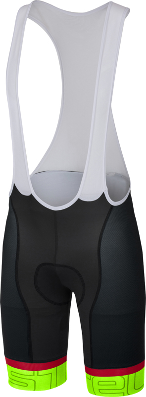 Castelli Volo bibshort fietsbroek zwart/groen heren 17008-084