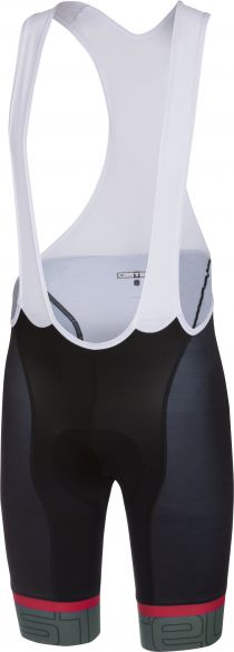 Castelli Volo bibshort fietsbroek zwart/forest heren 17008-089