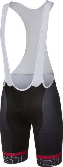 Castelli Volo bibshort fietsbroek zwart/wit heren 17008-101