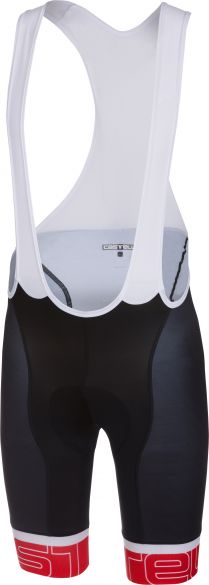 Castelli Volo bibshort fietsbroek zwart/rood heren 17008-231