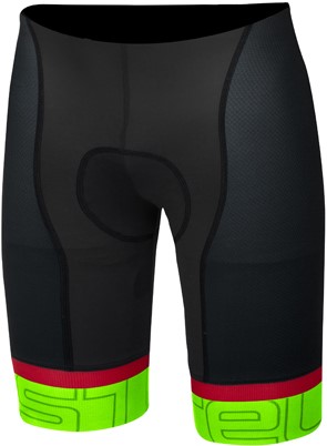 Castelli Volo short fietsbroek zwart/groen heren 17009-084
