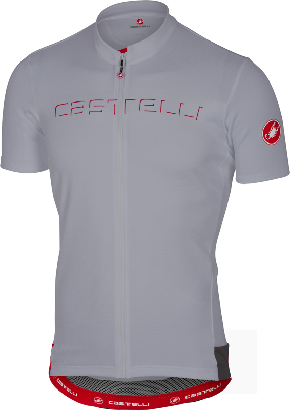 Castelli Prologo V fietsshirt korte mouw grijs heren 17019-080
