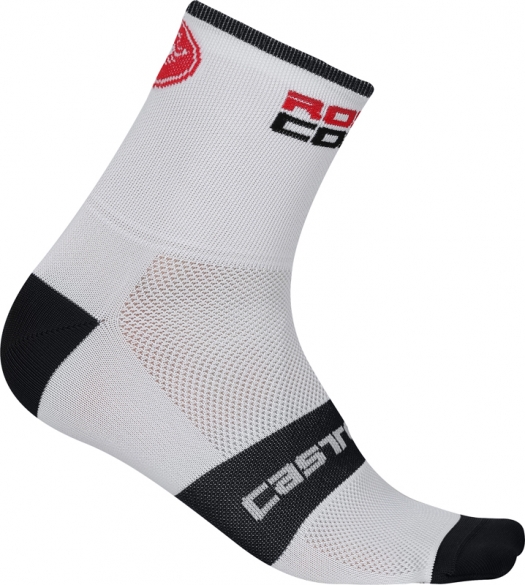 Castelli Rosso corsa 13 fietssokken wit heren 17034-001