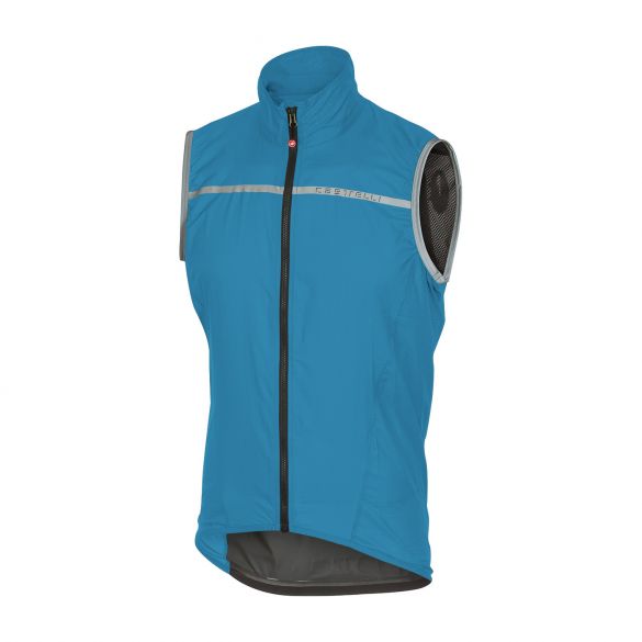 Castelli Superleggera vest regenjack blauw heren 17055-086