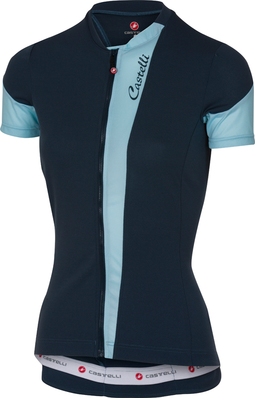 Castelli Spada fietsshirt navy/licht blauw dames 17067-082