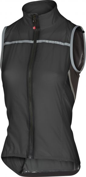 Castelli Superleggera W vest regenjack antraciet dames 17081-009