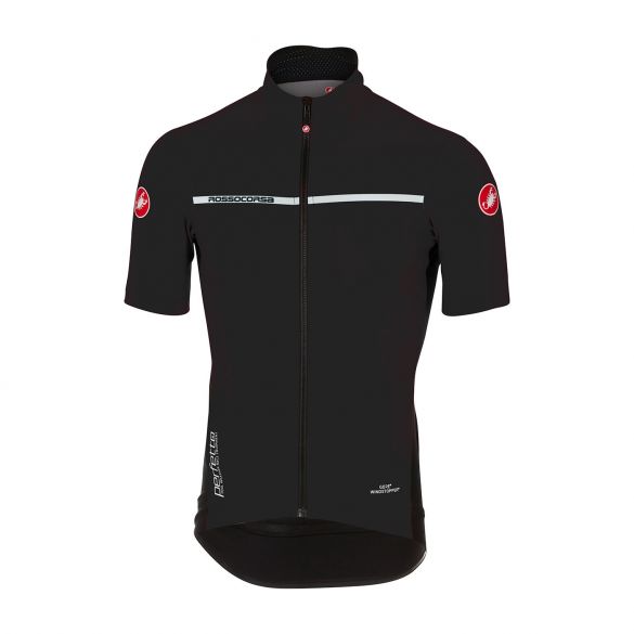 Castelli Perfetto light 2 korte mouw jacket licht zwart heren 17085-085