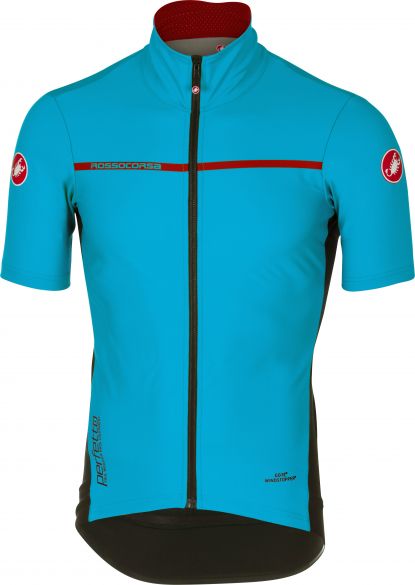Castelli Perfetto light 2 korte mouw jacket sky blauw heren 17085-086