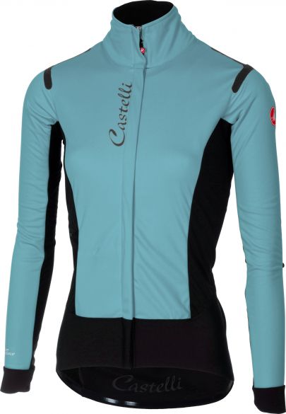 Castelli Alpha RoS W jacket donker celeste/zwart dames 17535-068