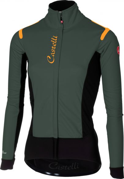 Castelli Alpha RoS W jacket forest grijs/zwart dames 17535-089