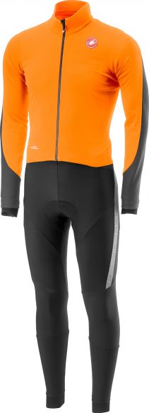 Castelli Sanremo 3 thermosuit oranje/zwart heren 18500-341