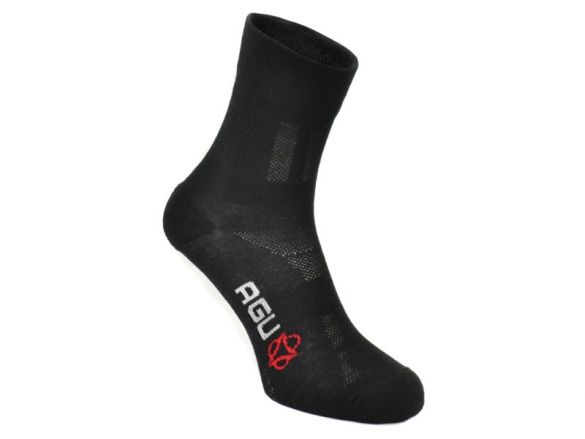 Agu Winter merino fietssokken zwart 47408405
