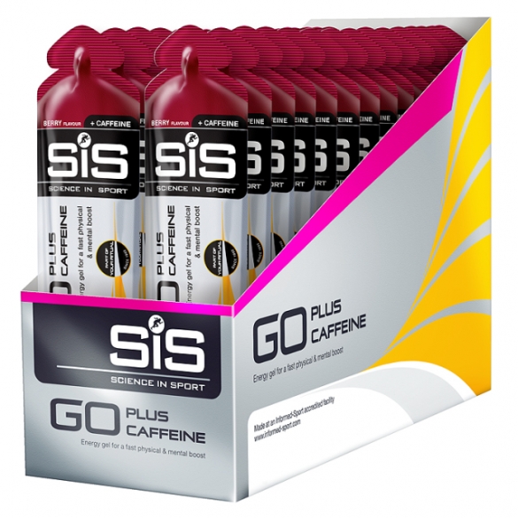 SIS GO Energy + caffeïne energiegel bessen 30 stuks  SIS022557
