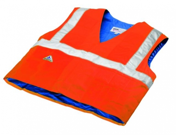 TechNiche HyperKewl evaporative cooling vest safety oranje  6538-eu-OR