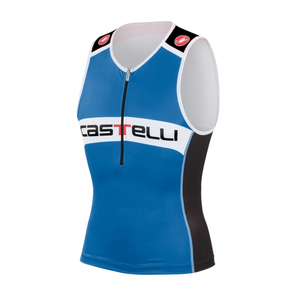 Castelli Core tri top zwart/blauw heren 14108-059 14108-059