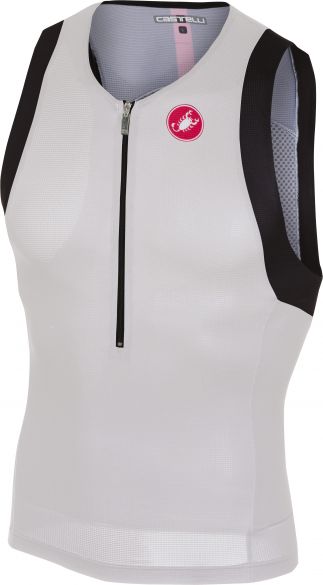 Castelli Free tri top wit heren 8618106-101