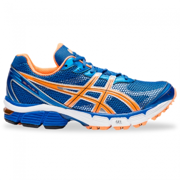 Vechter Onaangeroerd Gedeeltelijk Asics Gel Pulse 4 heren hardloopschoen orange blue kopen? Bestel bij  triathlon24.be