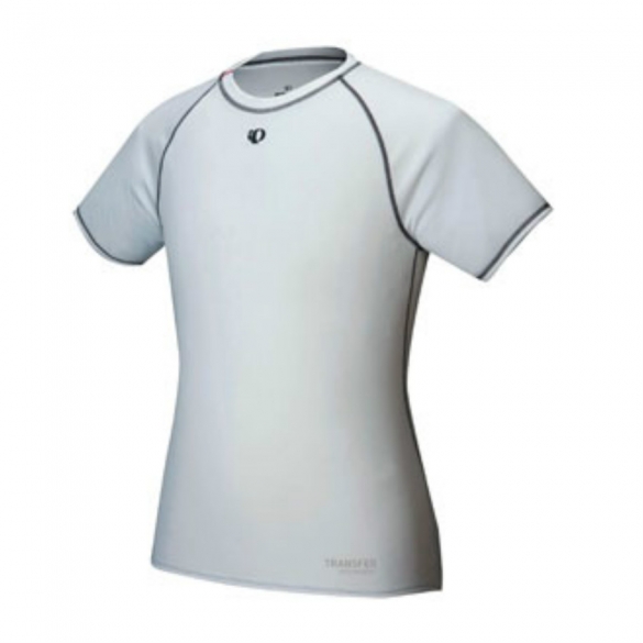 Pearl Izumi transfer ondershirt korte mouw heren wit PI3896wit