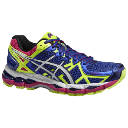 opraken Duwen Aanvulling Asics Gel-Kayano 21 Dames hardloopschoen blauw/wit/geel T4H7N-4601 kopen?  Bestel bij triathlon24.be