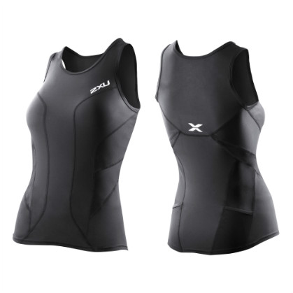 2XU G:2 Long Distance Tri Singlet dames 2014 WT2691a BLK/BLK 2XUWT2691ABLK