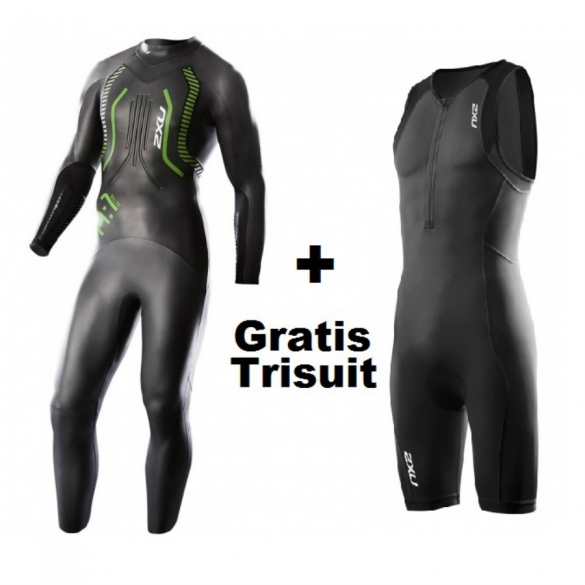 rent faktisk Vedhæftet fil købe 2XU A:1 Active wetsuit + GRATIS G:2 Active trisuit heren kopen? Bestel bij  triathlon24.be