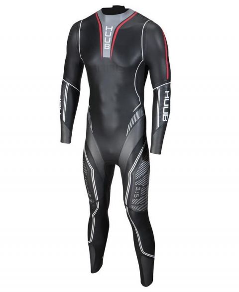 Huub Aerious II 3:5 wetsuit zwart heren AER355